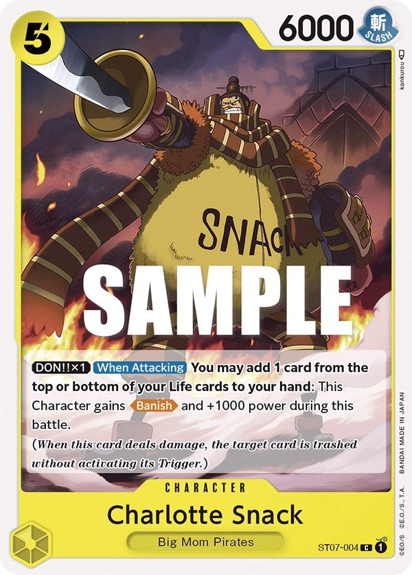 Image for Charlotte Snack (ST07-004) (Starter Deck 7: Big Mom Pirates) (ST-07) - One Piece Card Game