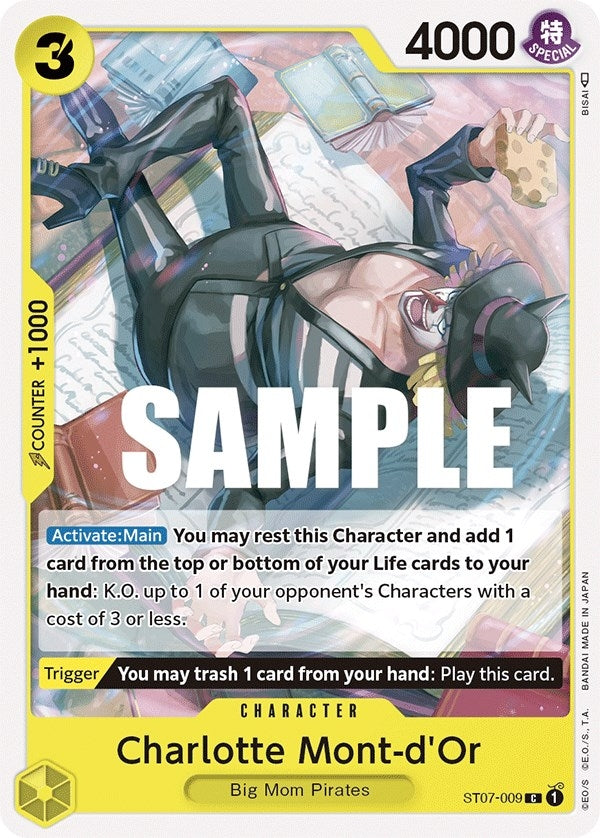 Image for Charlotte Mont-d'Or (ST07-009) (Starter Deck 7: Big Mom Pirates) (ST-07) - One Piece Card Game
