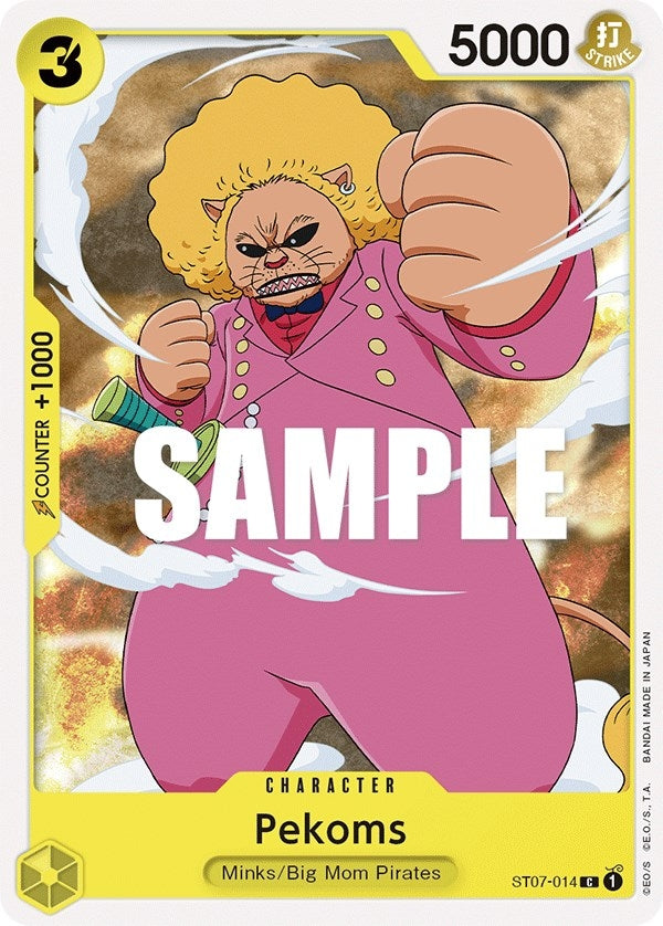 Image for Pekoms (ST07-014) (Starter Deck 7: Big Mom Pirates) (ST-07) - One Piece Card Game