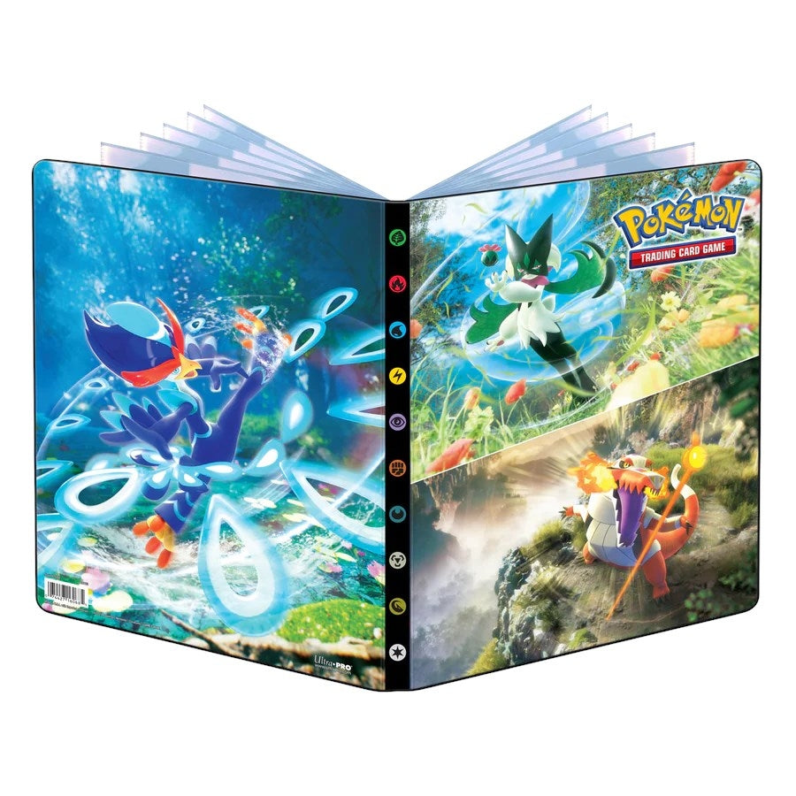 Image for Pokemon Scarlet and Violet Skeledirge, Meowscarada, and Quaquaval 9-Pocket Portfolio - Storage Albums