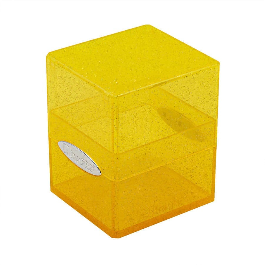 Image for Satin Cube - Glitter Yellow - Deck Boxes