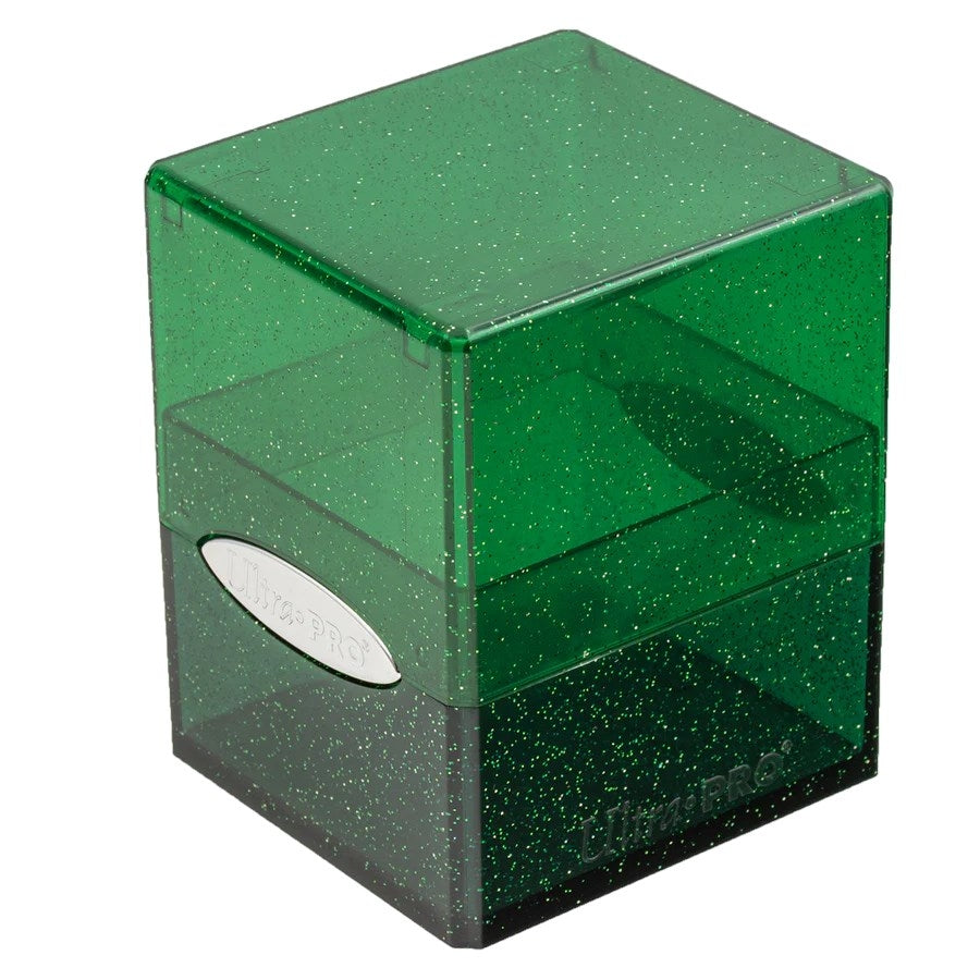 Image for Satin Cube - Glitter Green - Deck Boxes
