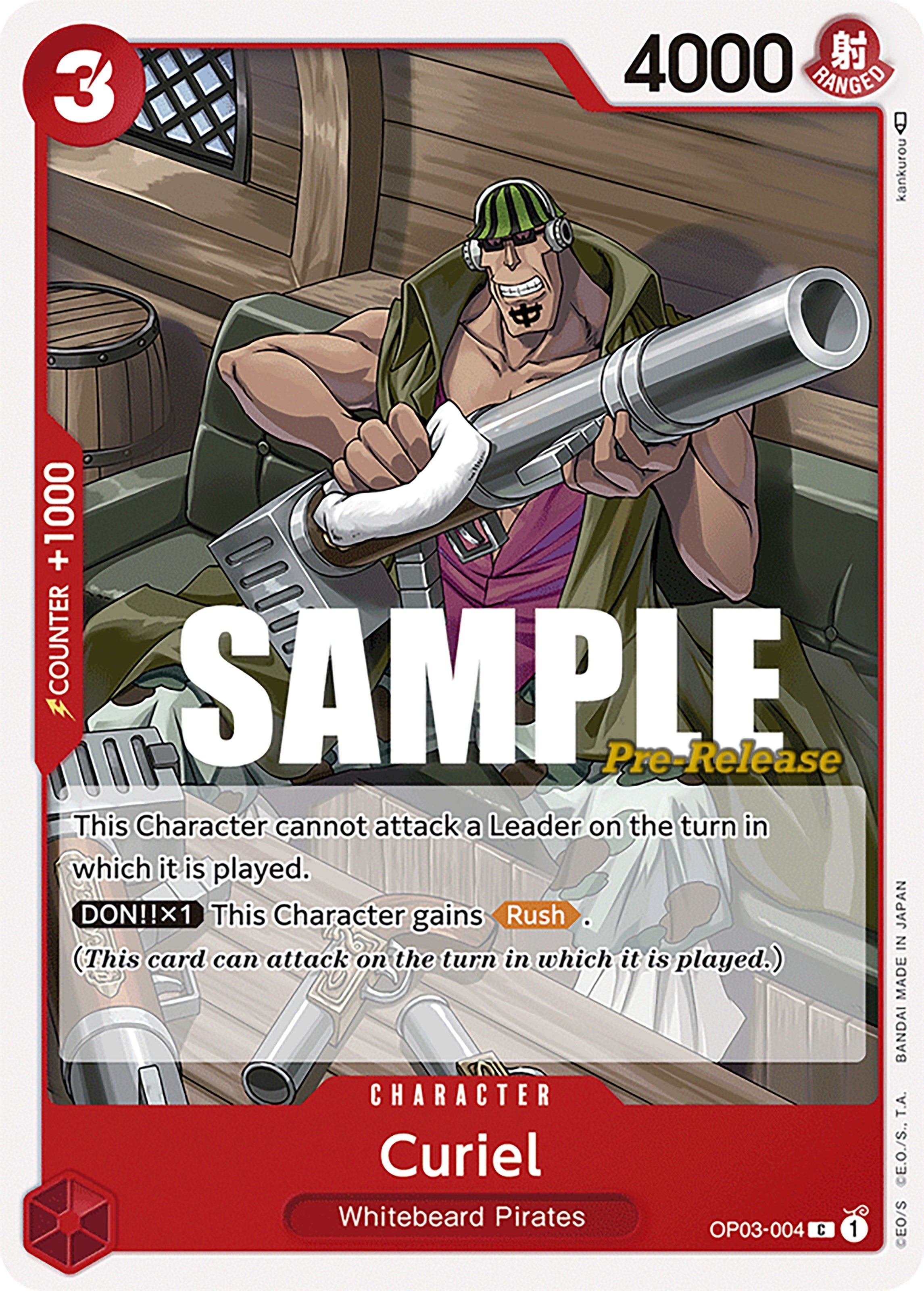 Image for Curiel (OP03-004) (Pillars of Strength Pre-Release Cards) (OP03 PRE) - One Piece Card Game