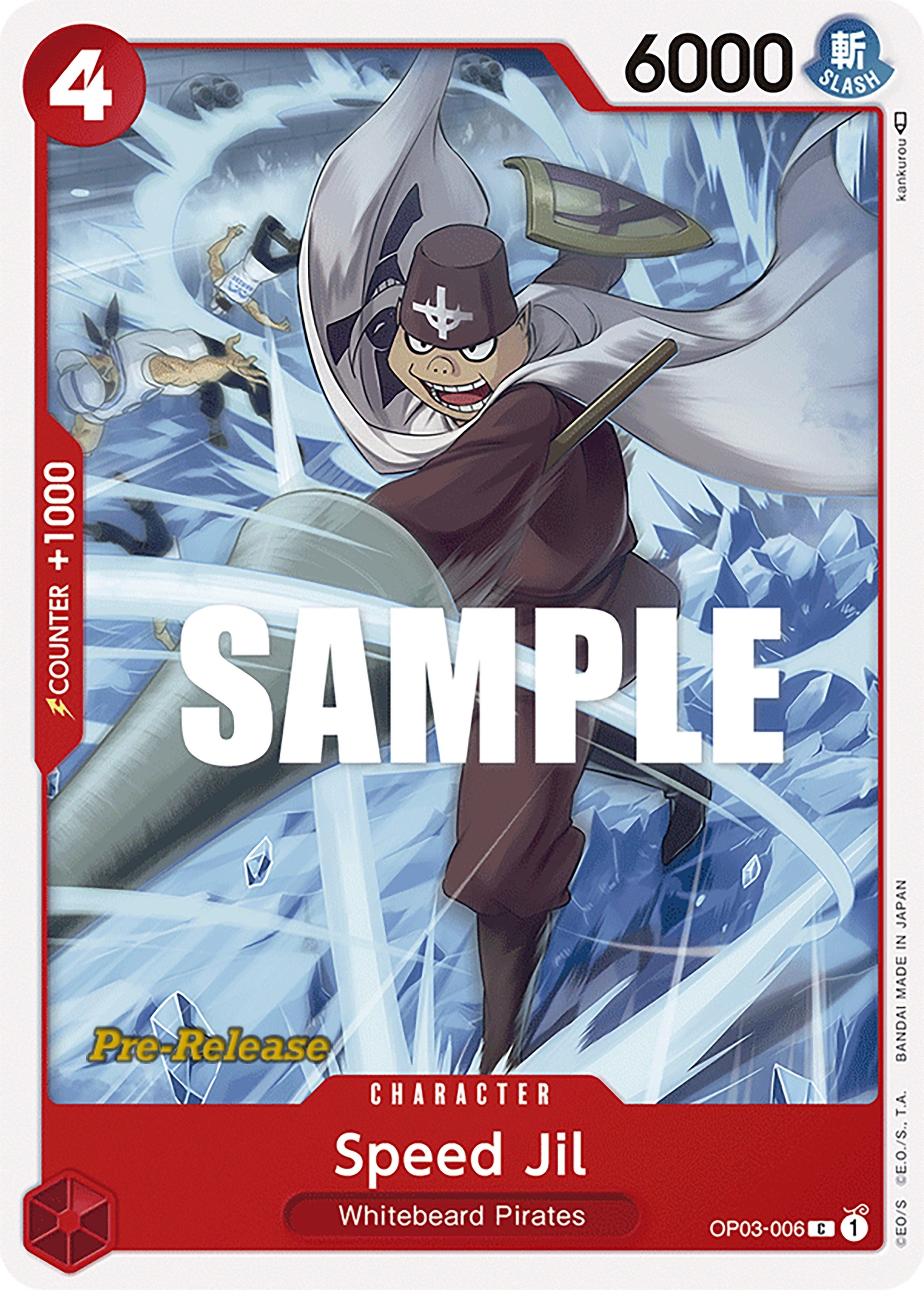 Image for Speed Jil (OP03-006) (Pillars of Strength Pre-Release Cards) (OP03 PRE) - One Piece Card Game