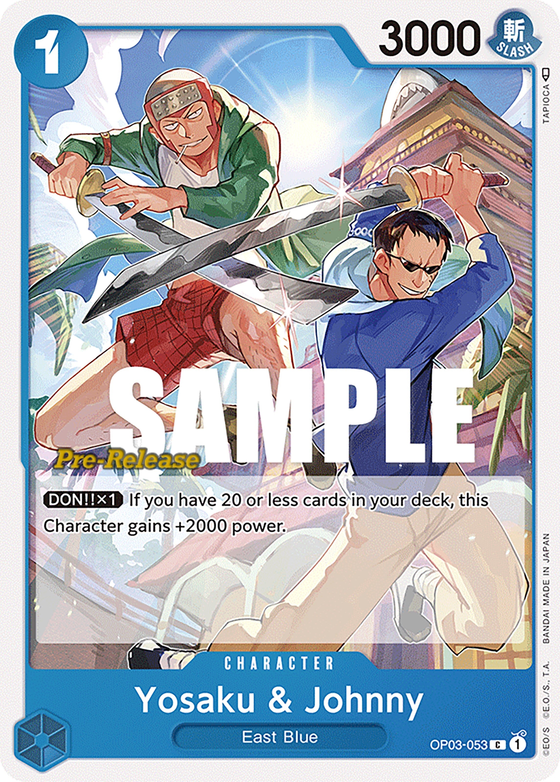 Image for Yosaku & Johnny (OP03-053) (Pillars of Strength Pre-Release Cards) (OP03 PRE) - One Piece Card Game