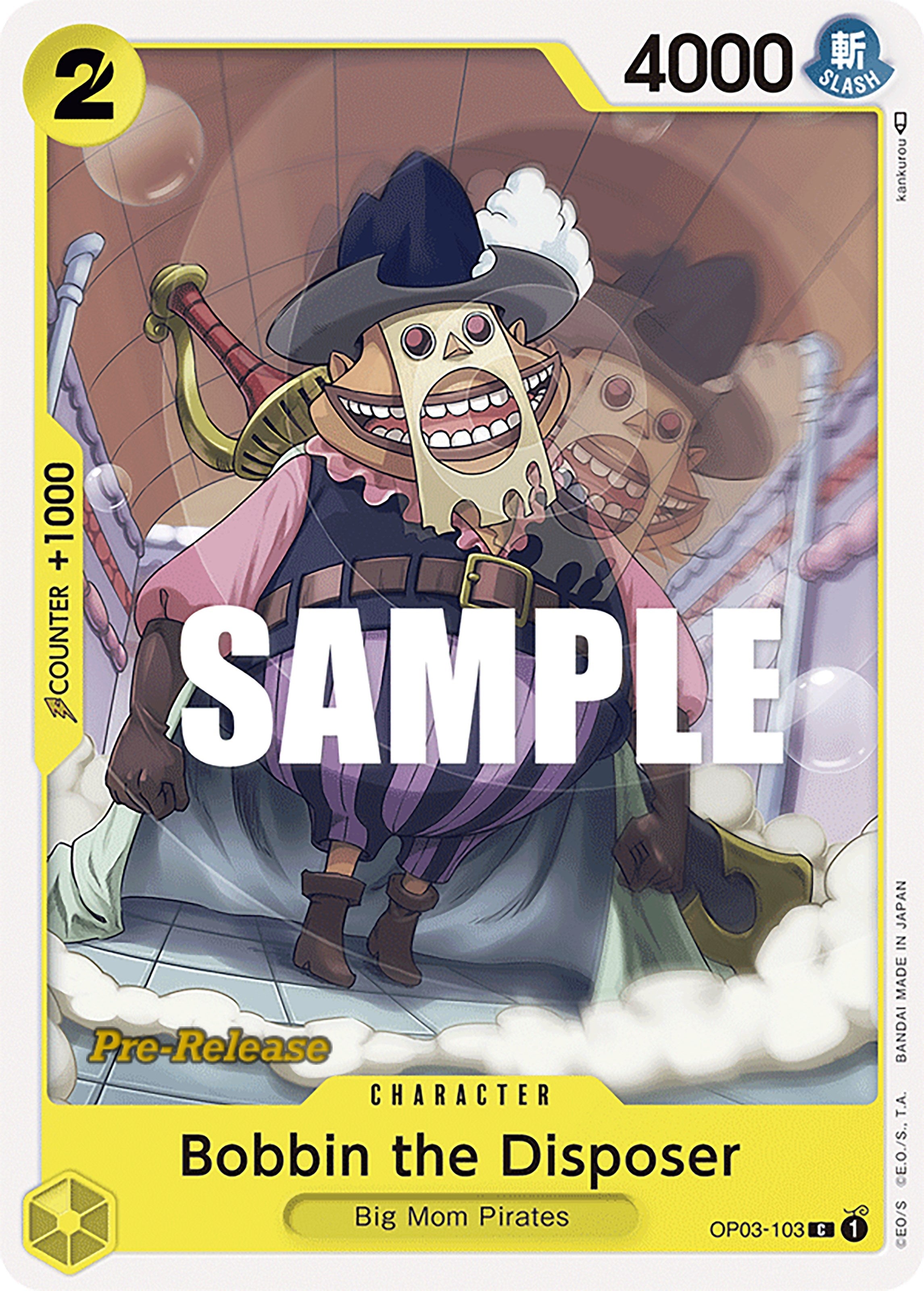 Image for Bobbin the Disposer (OP03-103) (Pillars of Strength Pre-Release Cards) (OP03 PRE) - One Piece Card Game