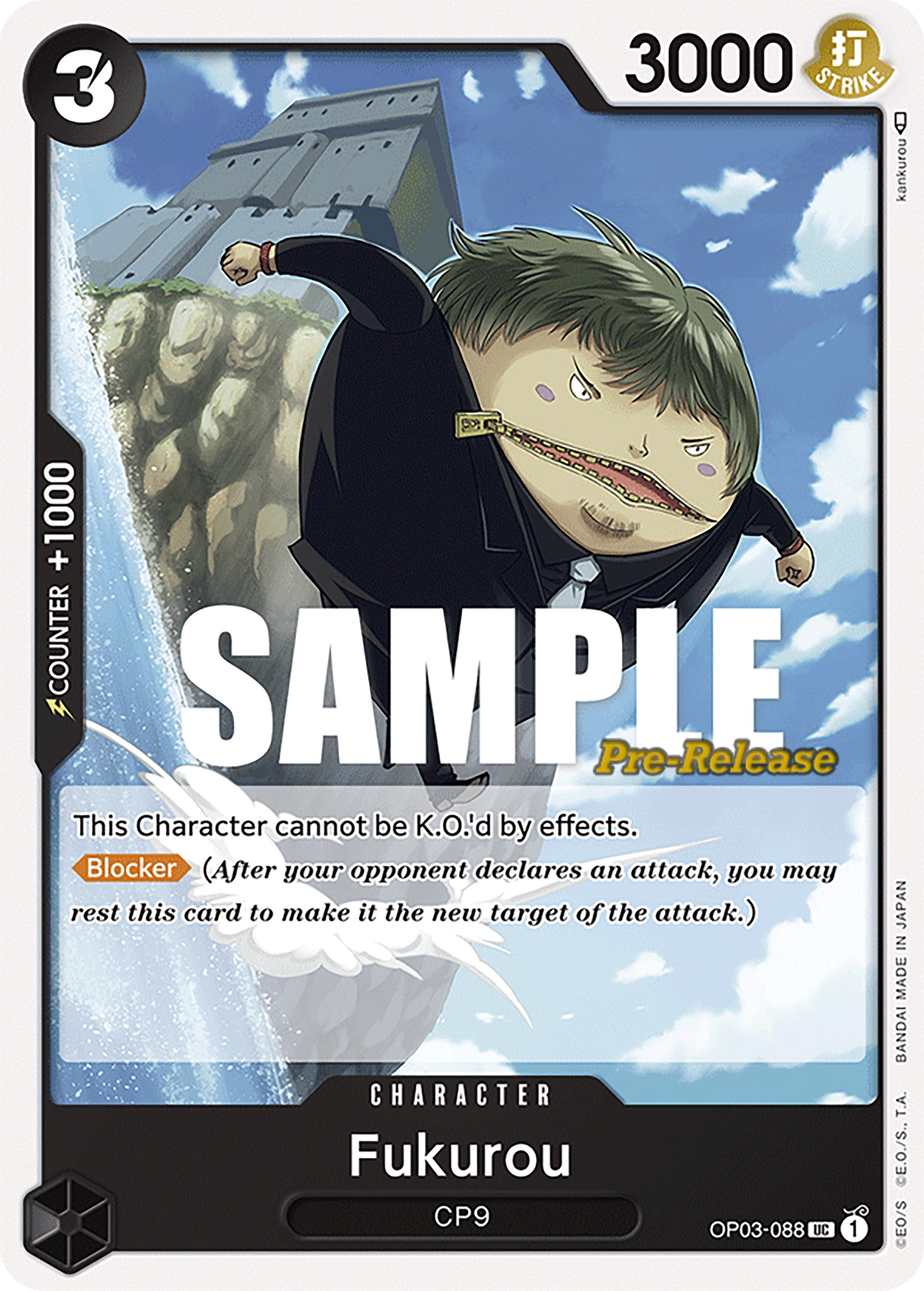 Image for Fukurou (OP03-088) (Pillars of Strength Pre-Release Cards) (OP03 PRE) - One Piece Card Game