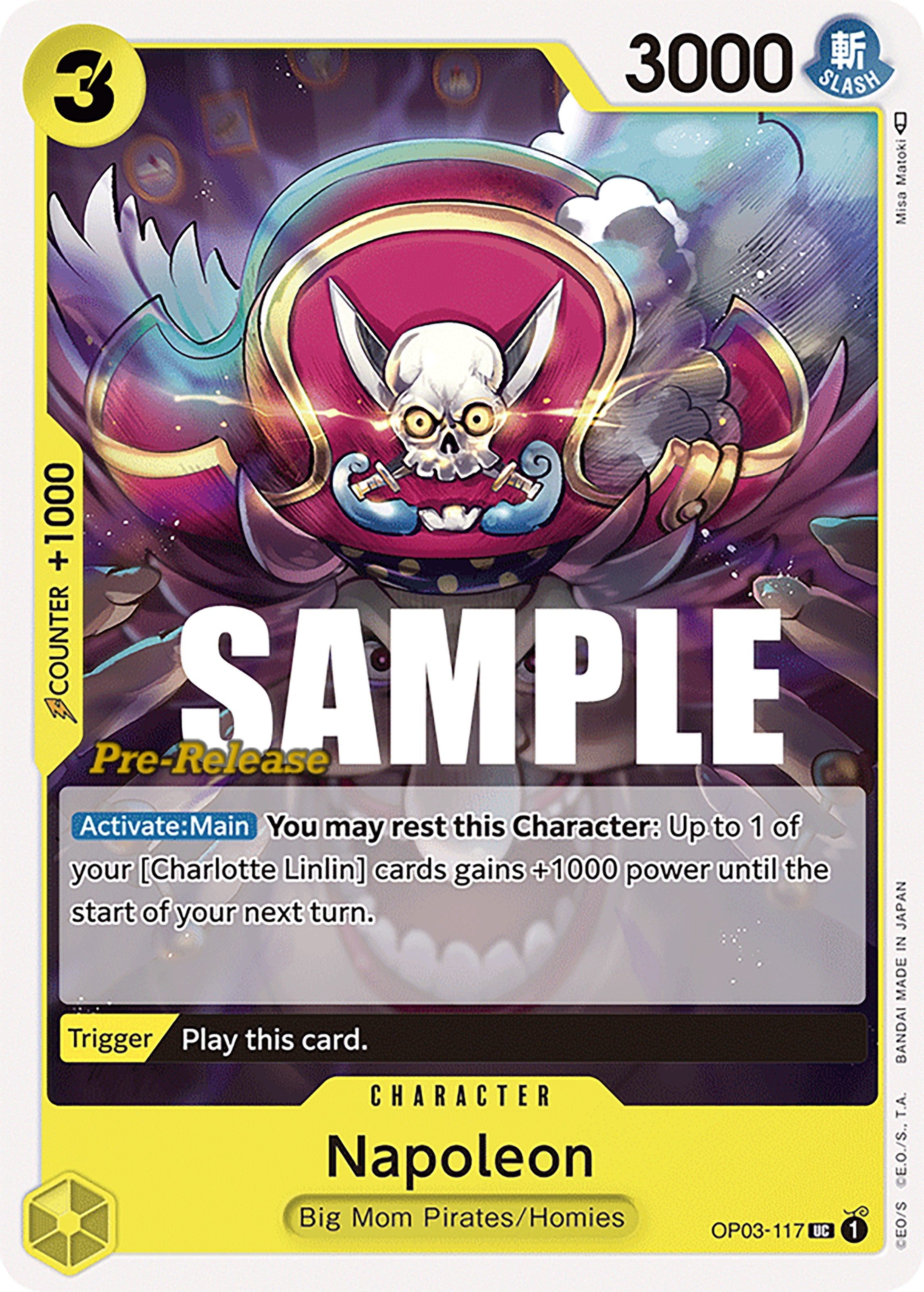 Image for Napoleon (OP03-117) (Pillars of Strength Pre-Release Cards) (OP03 PRE) - One Piece Card Game