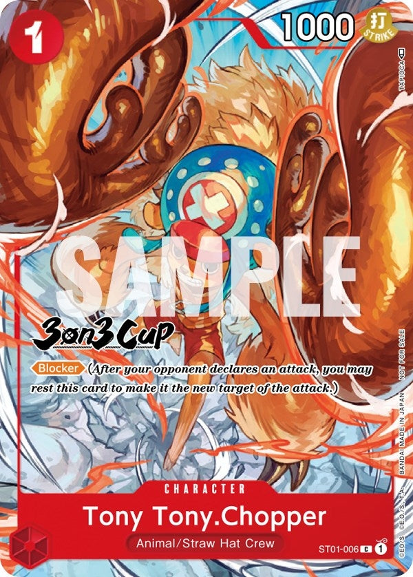 Image for Tony Tony.Chopper (3-on-3 Cup) [Participant] (ST01-006) (One Piece Promotion Cards) (OP-PR) - One Piece Card Game