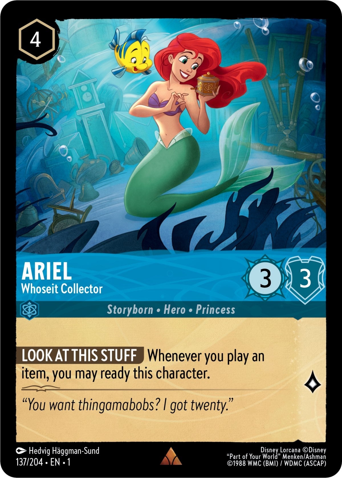 Image for Ariel - Whoseit Collector (137/204) (The First Chapter) (1) - Disney Lorcana