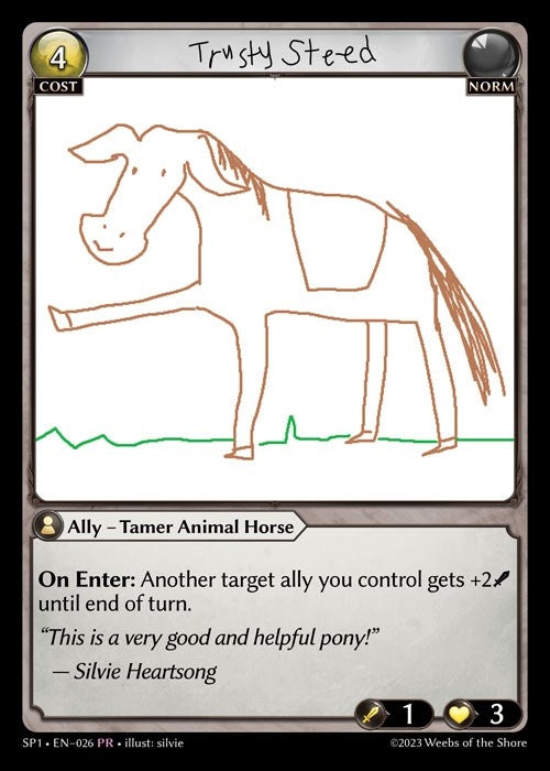 Image for Trusty Steed (026) (Supporter Pack 1) (SP1) - Grand Archive TCG