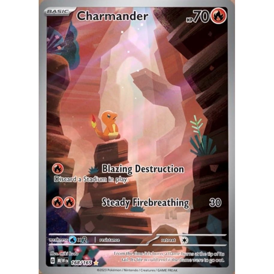 Image for Charmander (168/165) (SV: Scarlet & Violet 151) - Pokemon