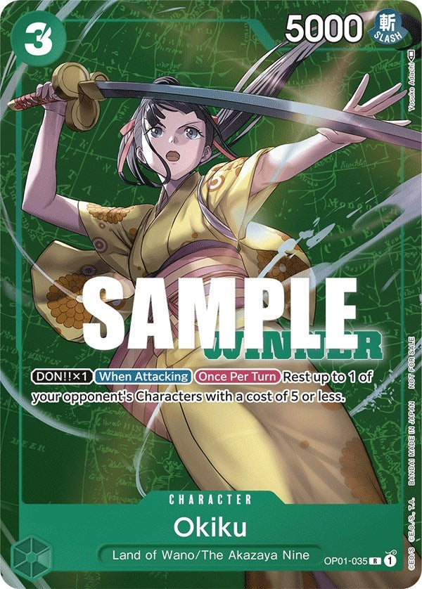 Image for Okiku (Winner Pack Vol. 4) (OP01-035) (One Piece Promotion Cards) (OP-PR) - One Piece Card Game
