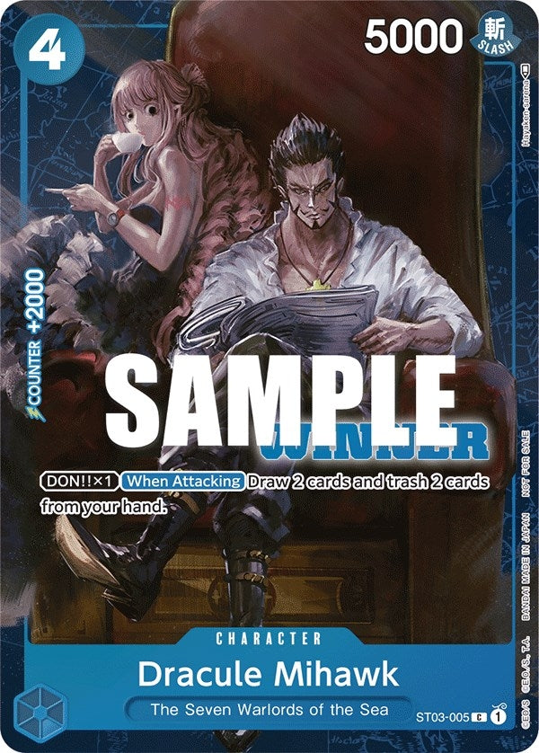 Image for Dracule Mihawk (Winner Pack Vol. 4) (ST03-005) (One Piece Promotion Cards) (OP-PR) - One Piece Card Game