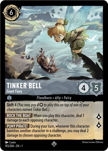 Image for Tinker Bell - Giant Fairy (193/204) (The First Chapter) (1) - Disney Lorcana