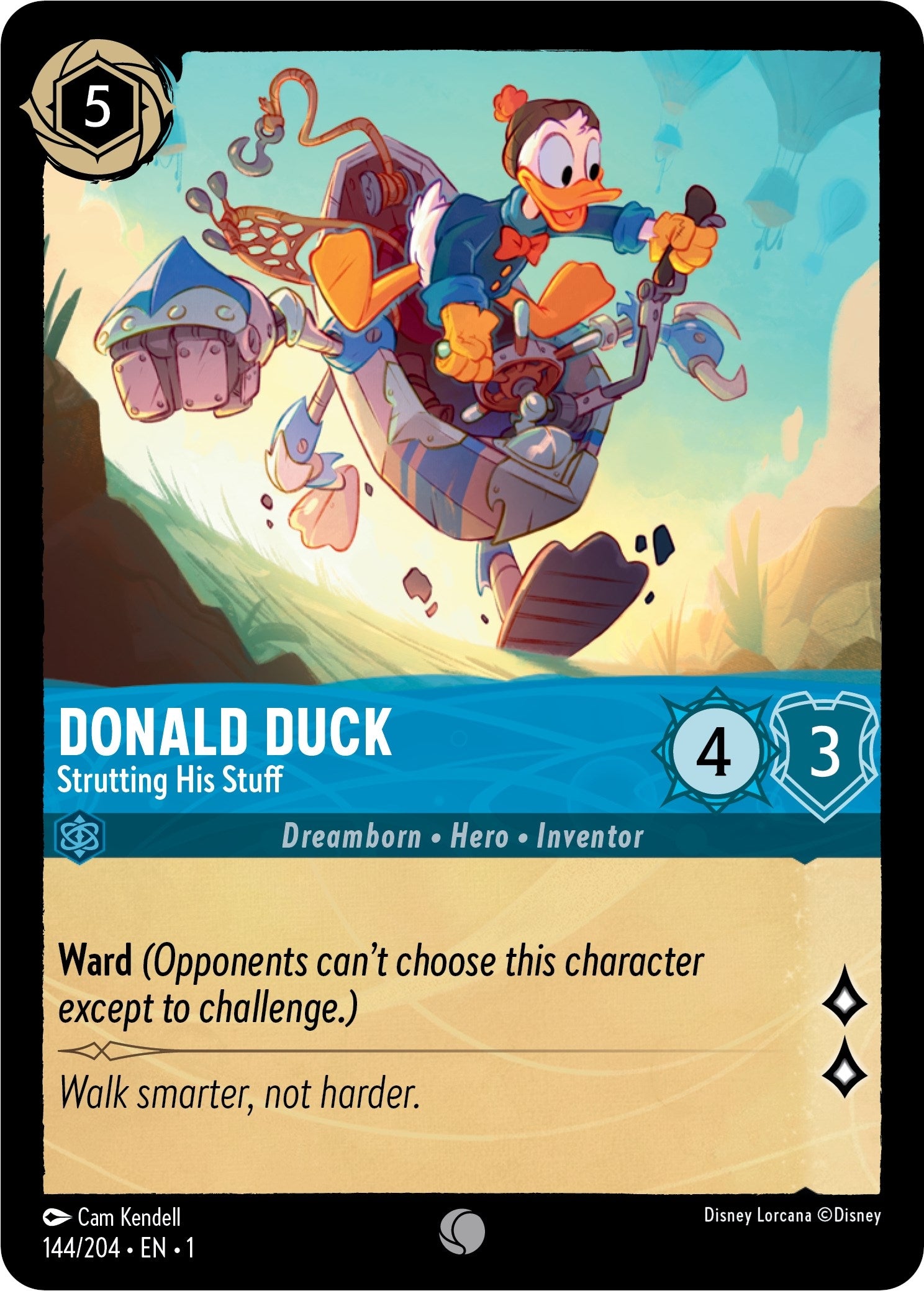 Image for Donald Duck - Strutting His Stuff (144/204) (The First Chapter) (1) - Disney Lorcana