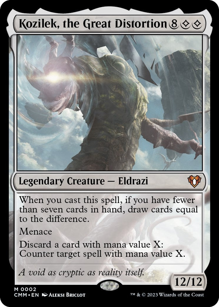 Kozilek, the Great Distortion (2) (Commander Masters)