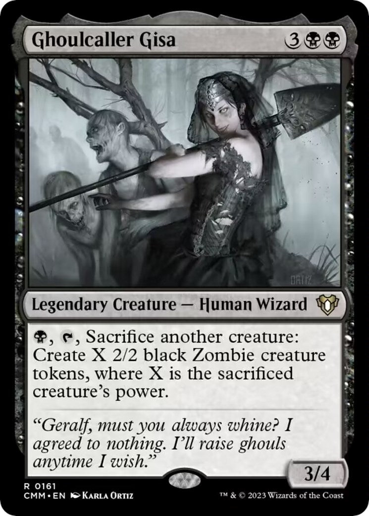 Ghoulcaller Gisa (161) (Commander Masters)