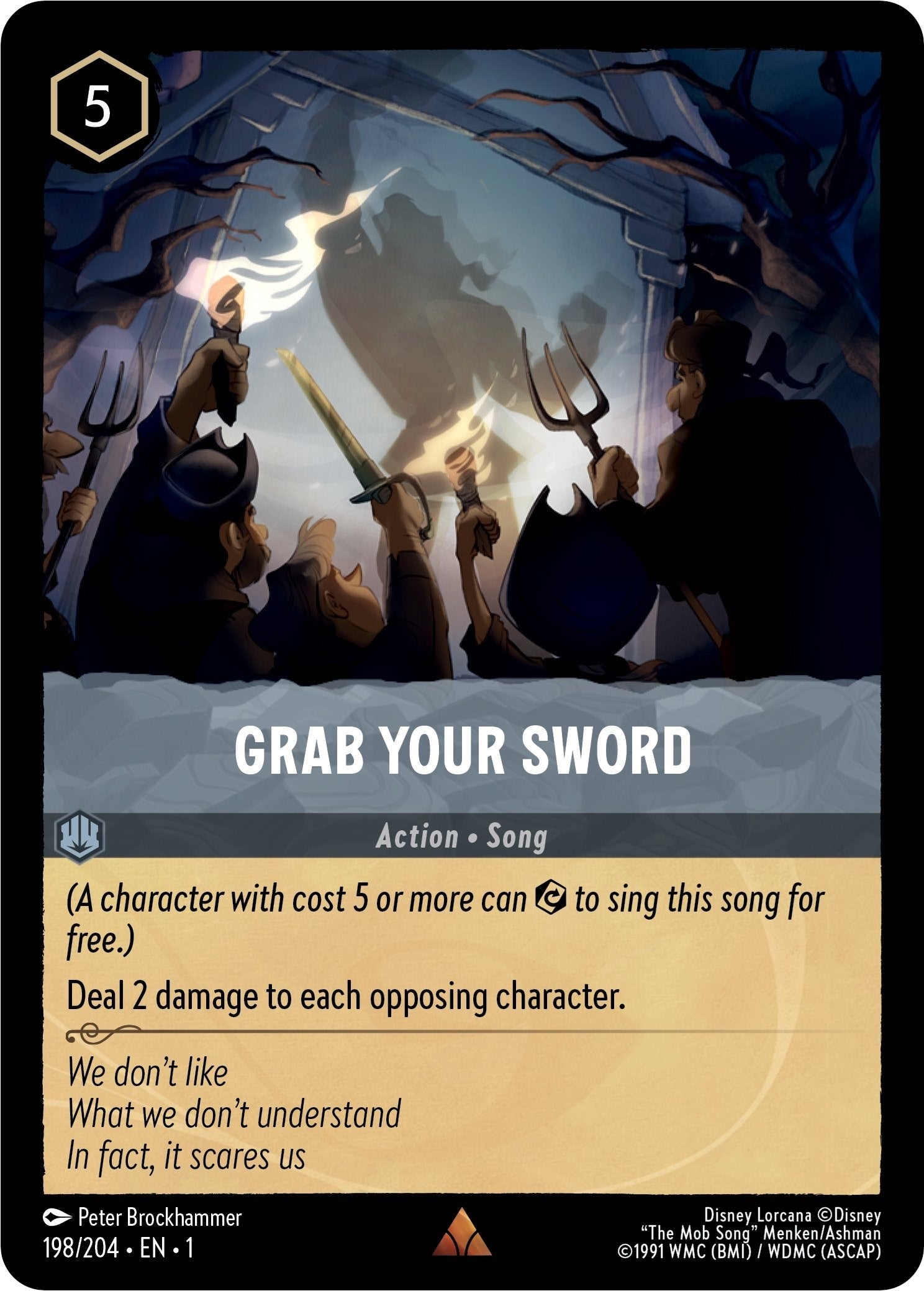 Image for Grab Your Sword (198/204) (The First Chapter) (1) - Disney Lorcana