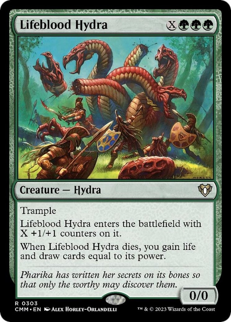 Lifeblood Hydra (303) (Commander Masters)