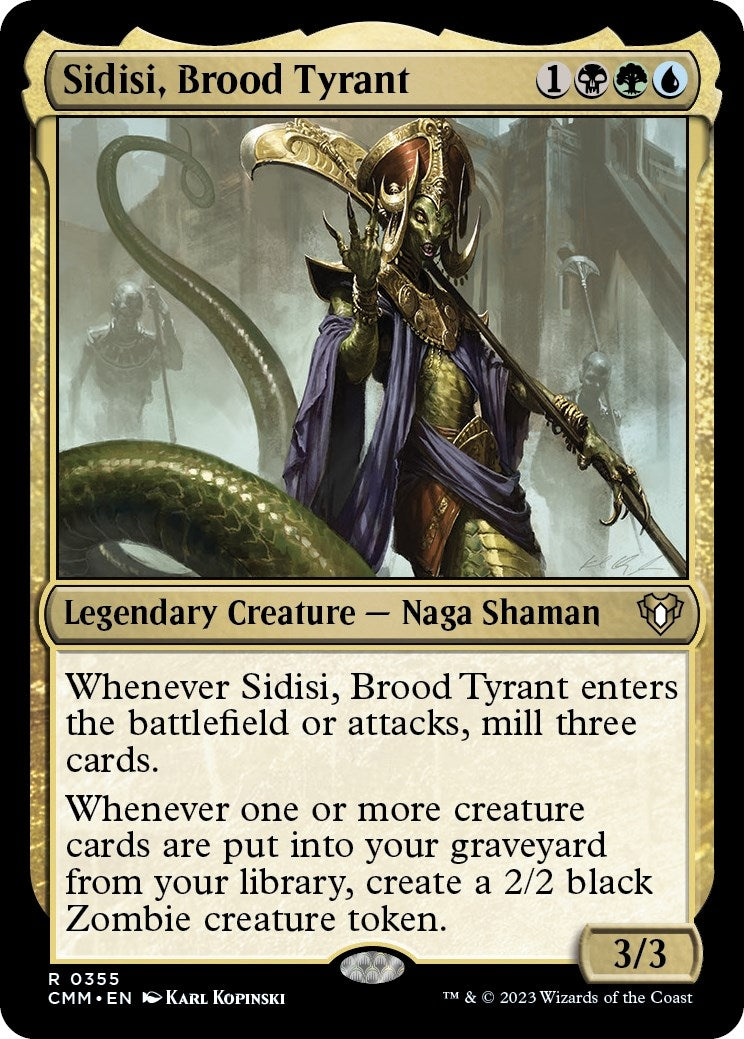 Sidisi, Brood Tyrant (355) (Commander Masters) - PokeBox USA