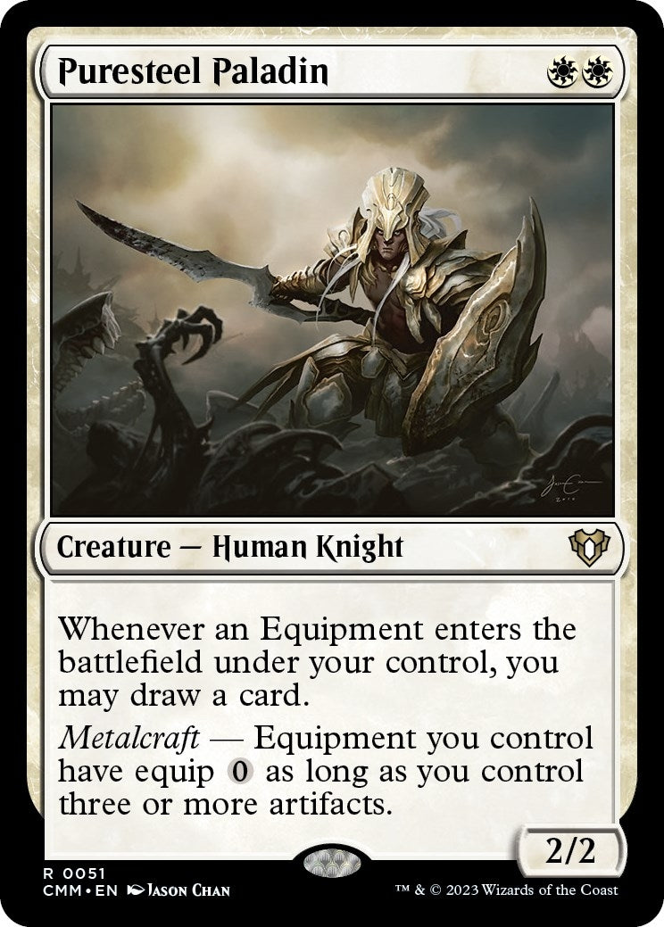 Puresteel Paladin (51) (Commander Masters)