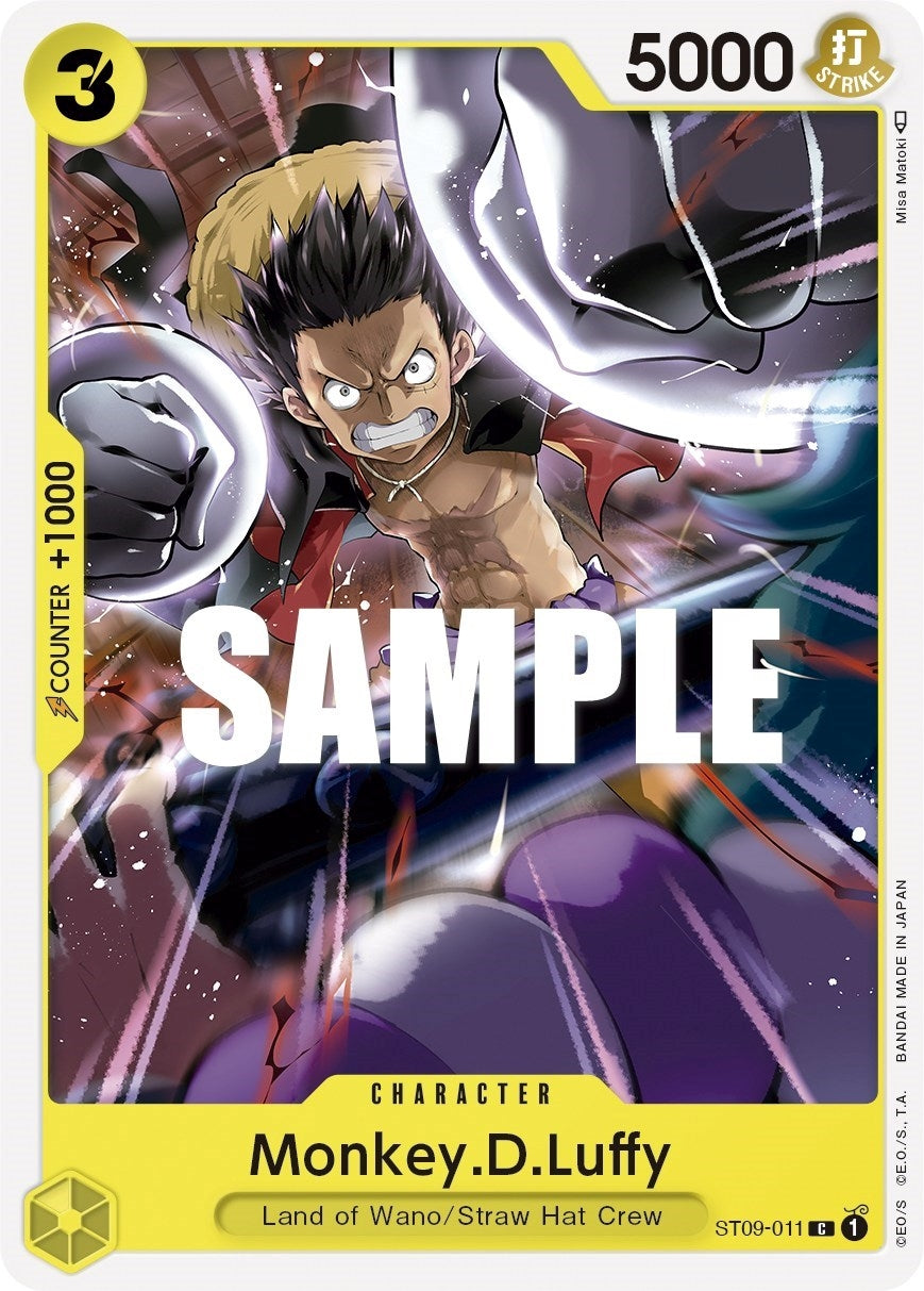 Image for Monkey.D.Luffy (ST09-011) (Starter Deck 9: Yamato) (ST-09) - One Piece Card Game