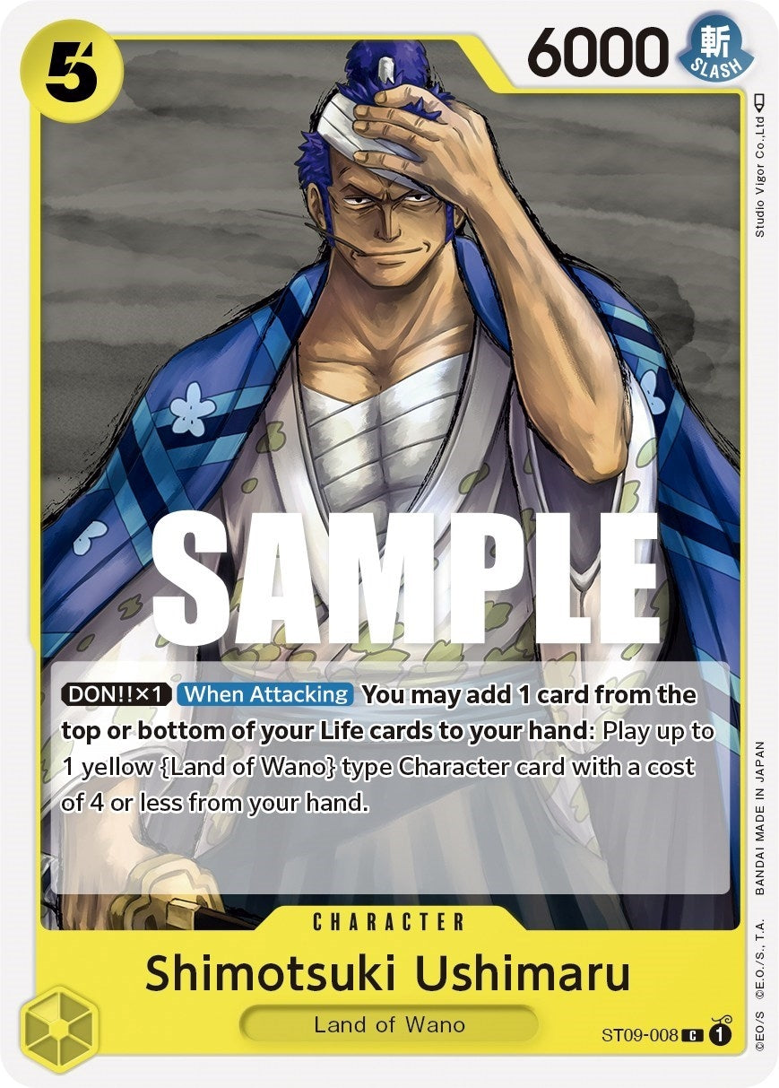 Image for Shimotsuki Ushimaru (ST09-008) (Starter Deck 9: Yamato) (ST-09) - One Piece Card Game