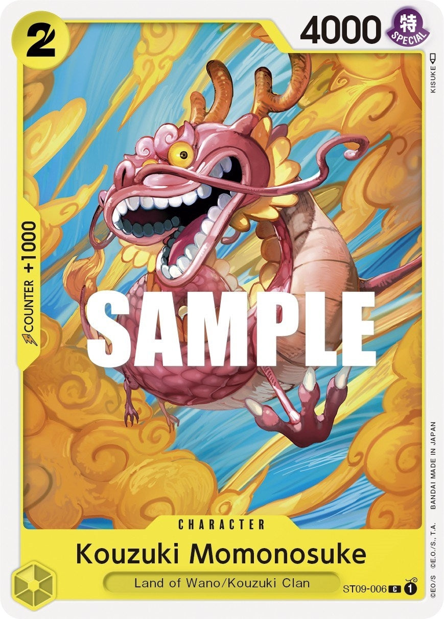 Image for Kouzuki Momonosuke (ST09-006) (Starter Deck 9: Yamato) (ST-09) - One Piece Card Game