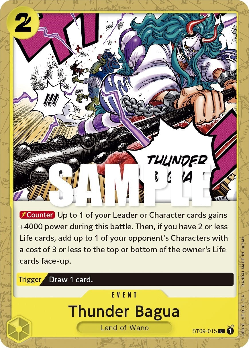 Image for Thunder Bagua (ST09-015) (Starter Deck 9: Yamato) (ST-09) - One Piece Card Game