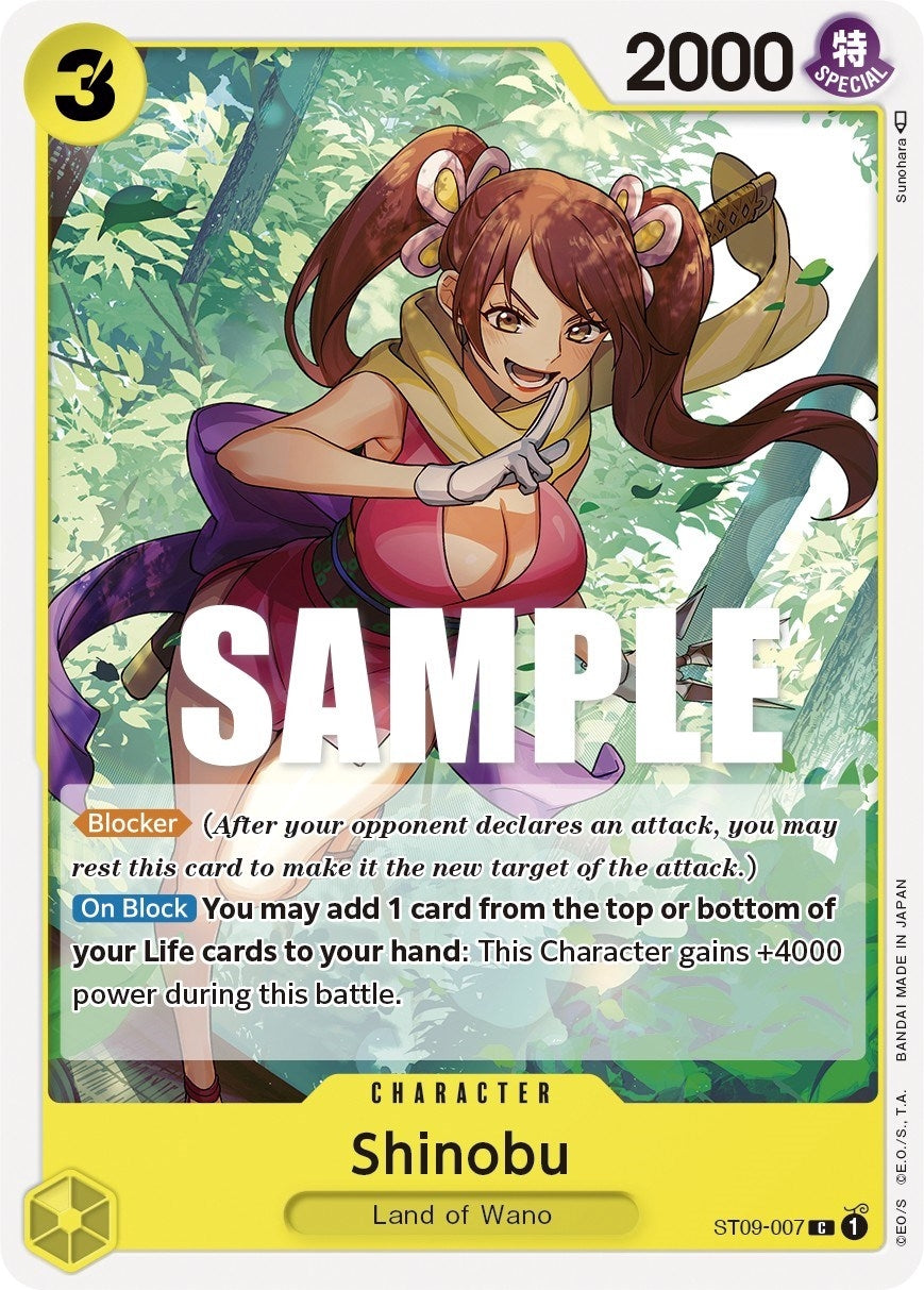 Image for Shinobu (ST09-007) (Starter Deck 9: Yamato) (ST-09) - One Piece Card Game