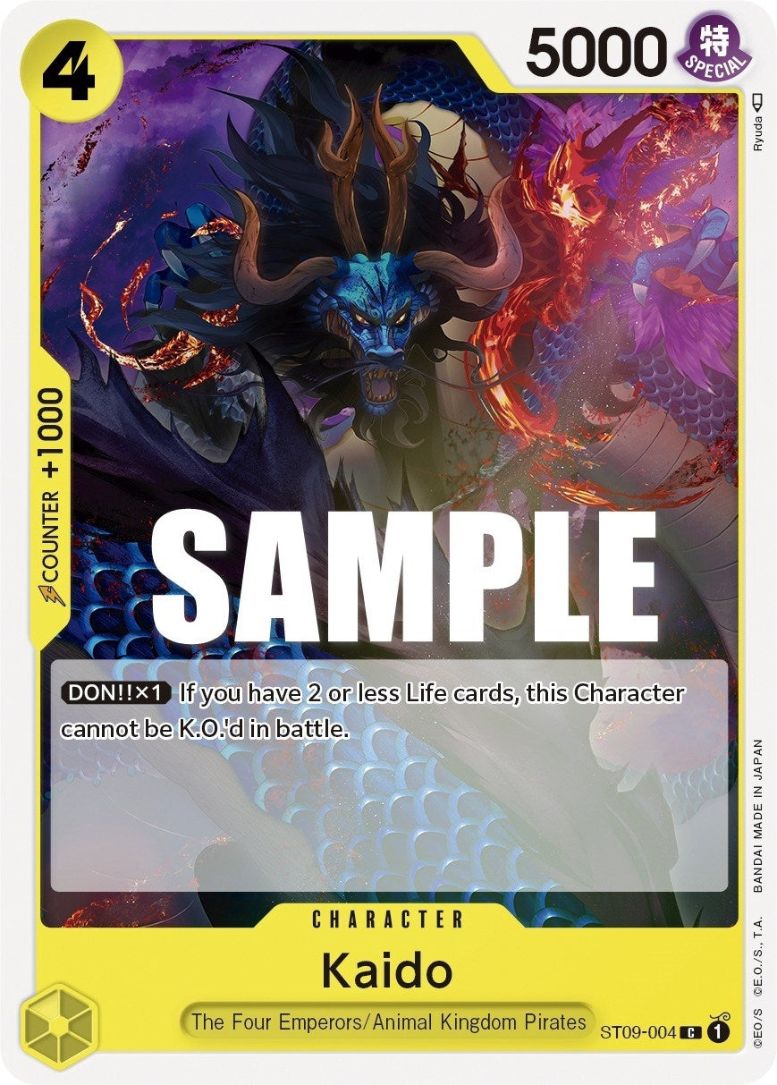 Image for Kaido (ST09-004) (Starter Deck 9: Yamato) (ST-09) - One Piece Card Game