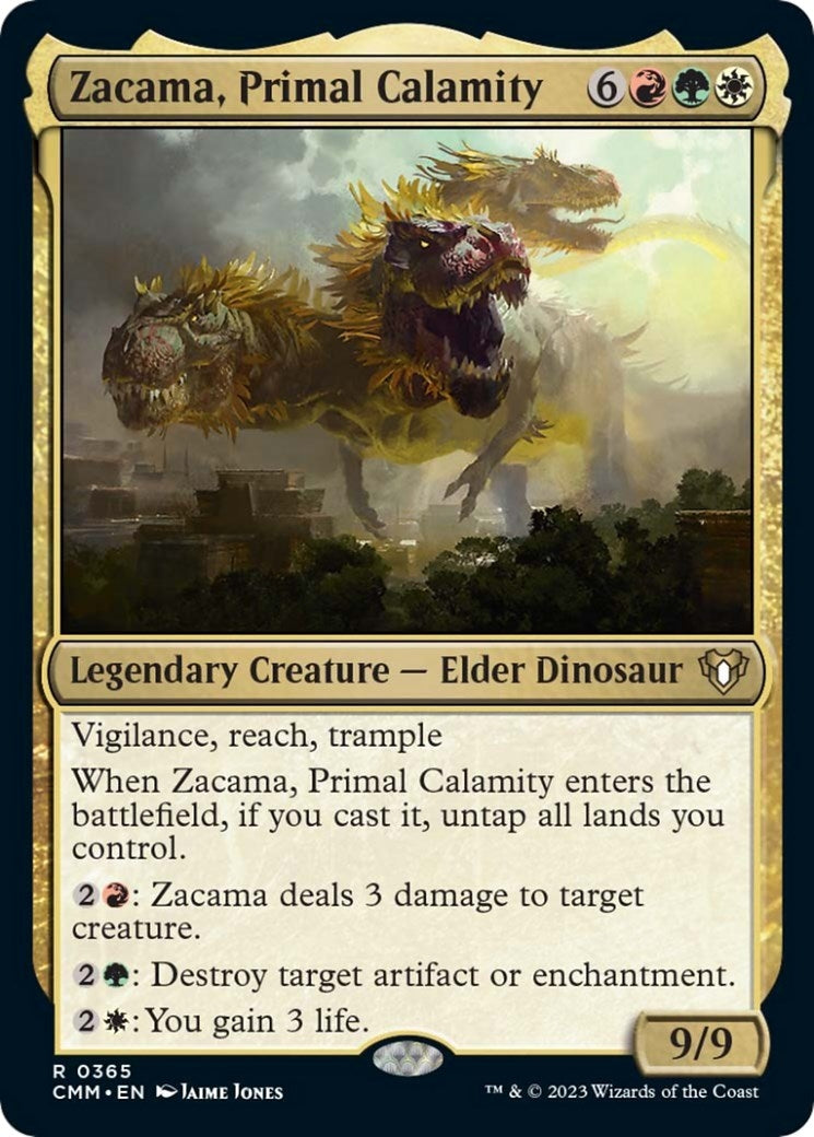 Zacama, Primal Calamity (365) (Commander Masters)