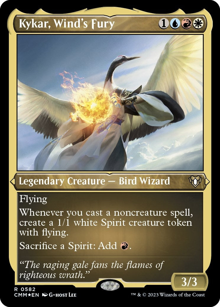 Kykar, Wind's Fury (Foil Etched) (582) (Commander Masters)