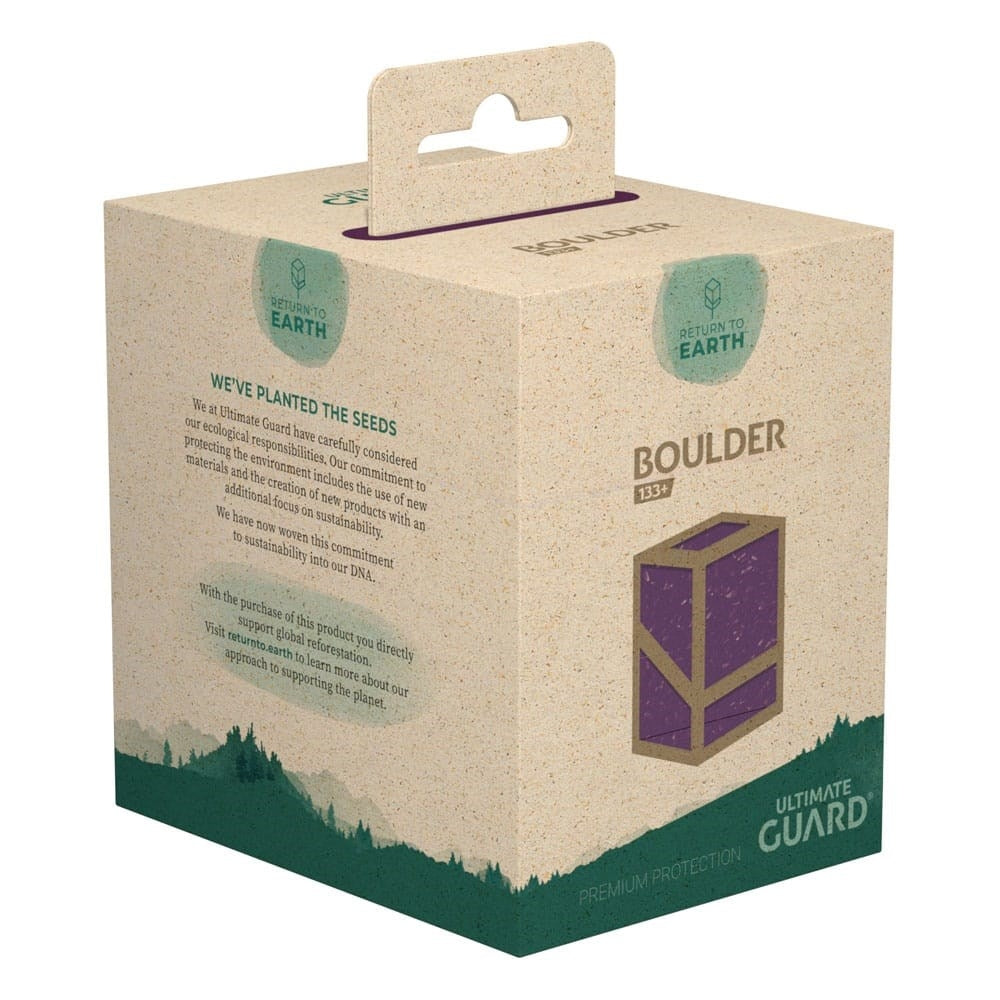 Image for Return to Earth Boulder Deck Case Purple (133+) - Deck Boxes
