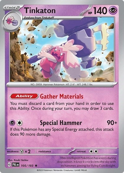 Image for Tinkaton (105/193) (Deck Exclusives) (PR) - Pokemon