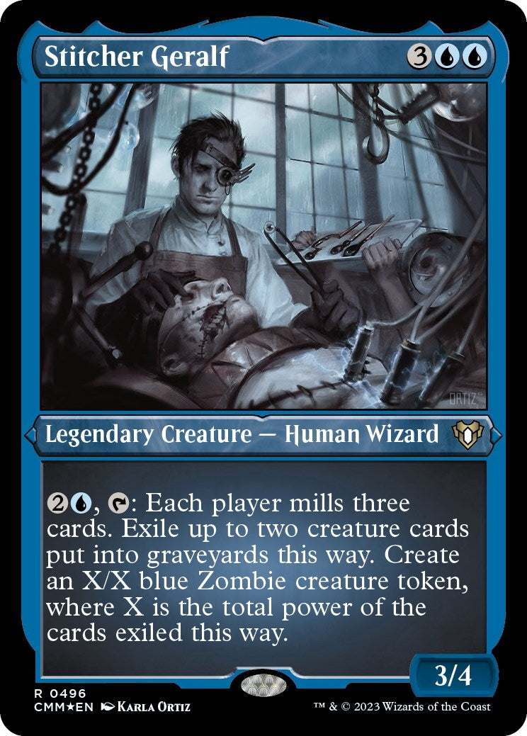 Stitcher Geralf (Foil Etched) (496) (Commander Masters)