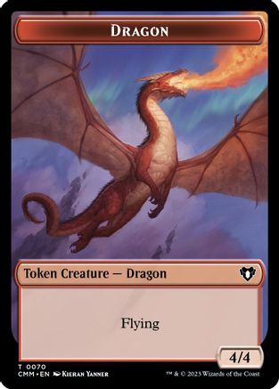 Dragon // Kor Ally Double-Sided Token (CMM-70 // 64) [Commander Masters] - PokeBox USA