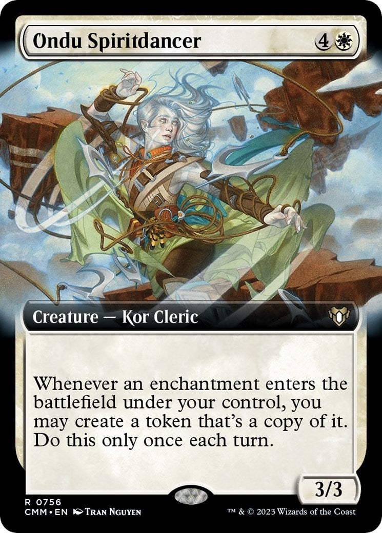 Ondu Spiritdancer (Extended Art) (756) (Commander Masters)
