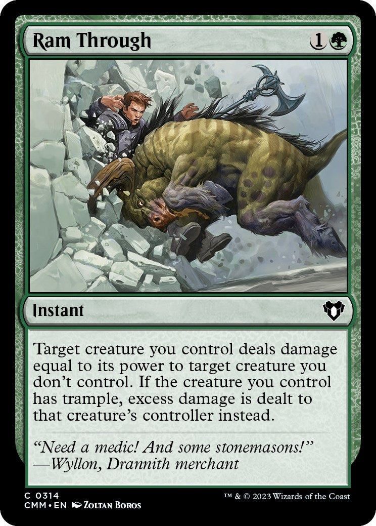 Ram Through (314) (Commander Masters)