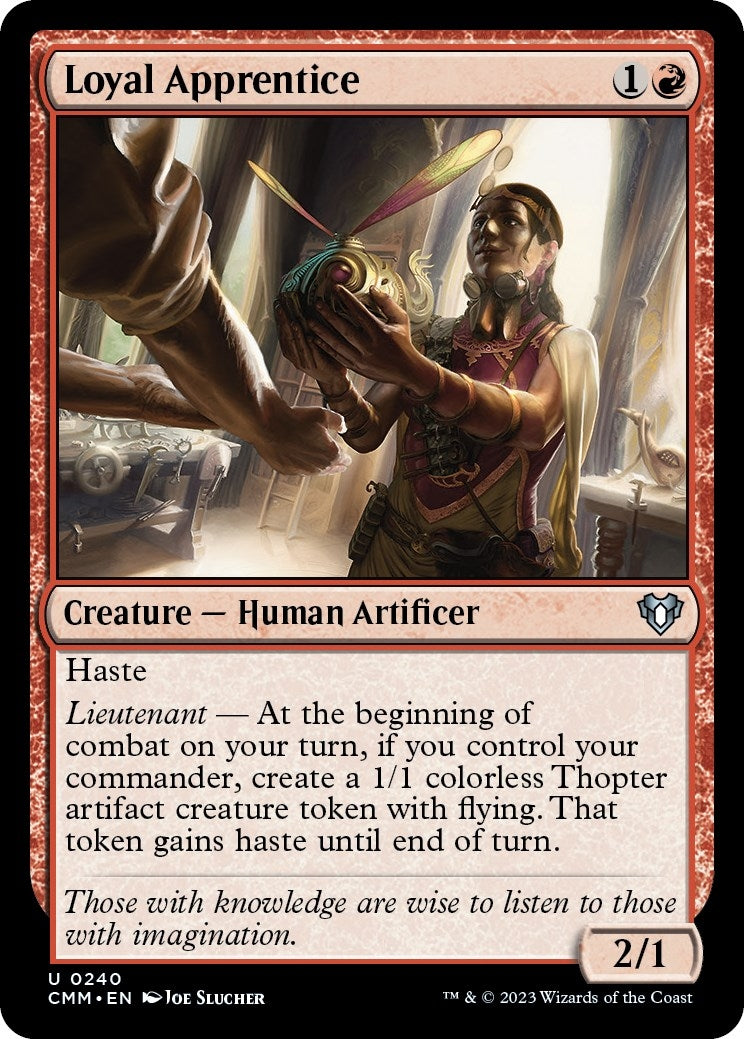 Loyal Apprentice (240) (Commander Masters)