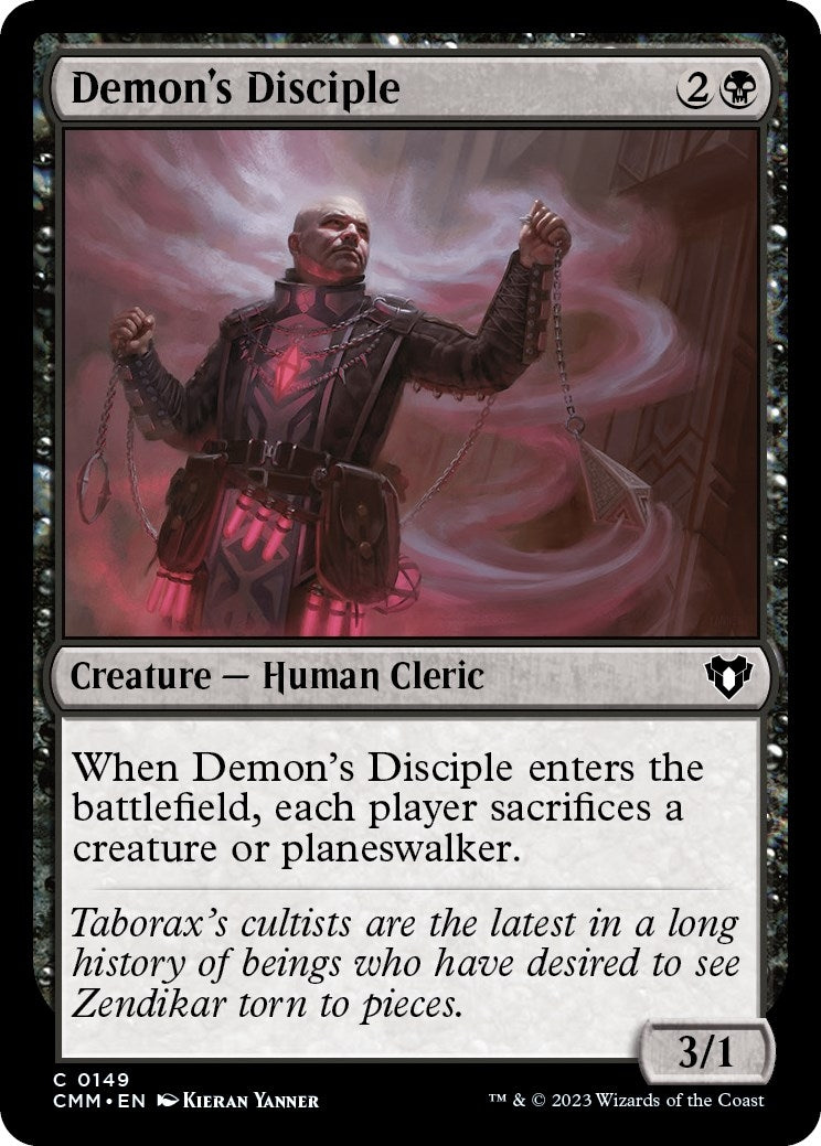 Demon's Disciple (149) (Commander Masters)