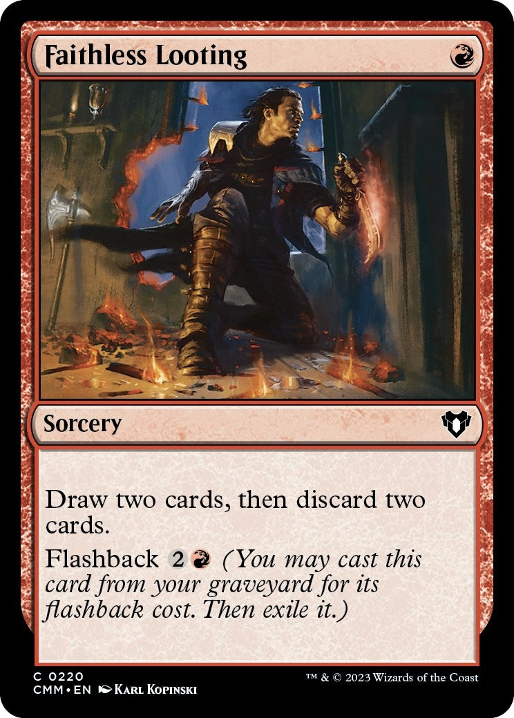 Faithless Looting (220) (Commander Masters)