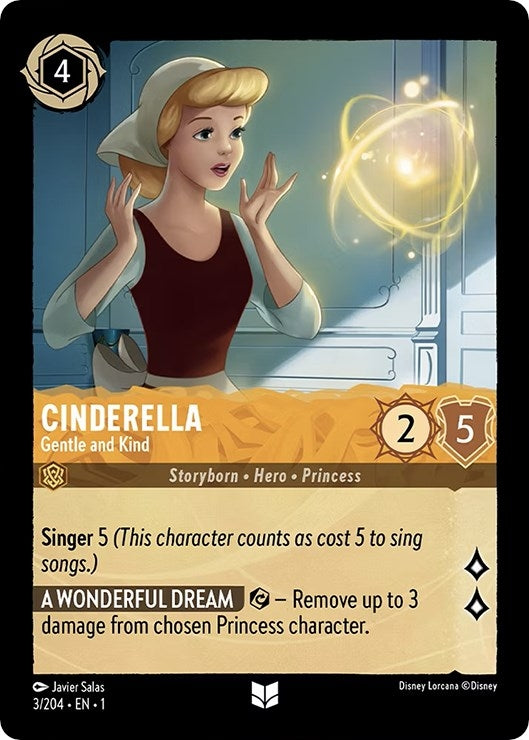 Image for Cinderella - Gentle and Kind (3/204) (The First Chapter) (1) - Disney Lorcana