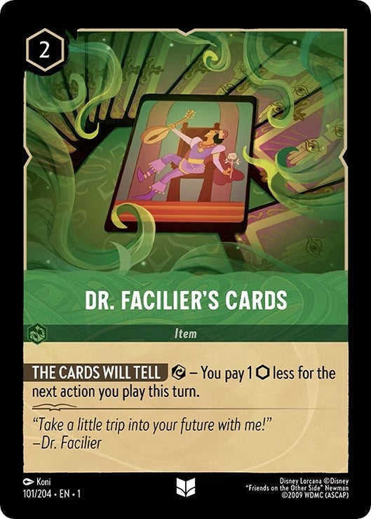 Image for Dr. Facilier's Cards (101/204) (The First Chapter) (1) - Disney Lorcana