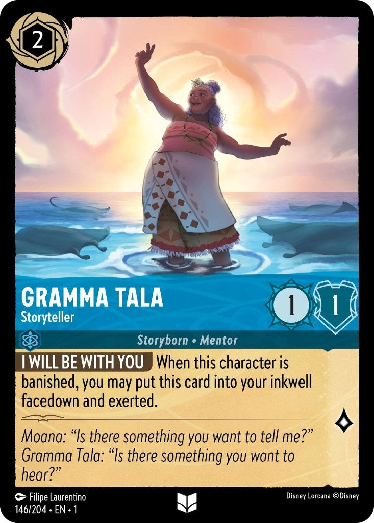 Image for Gramma Tala - Storyteller (146/204) (The First Chapter) (1) - Disney Lorcana