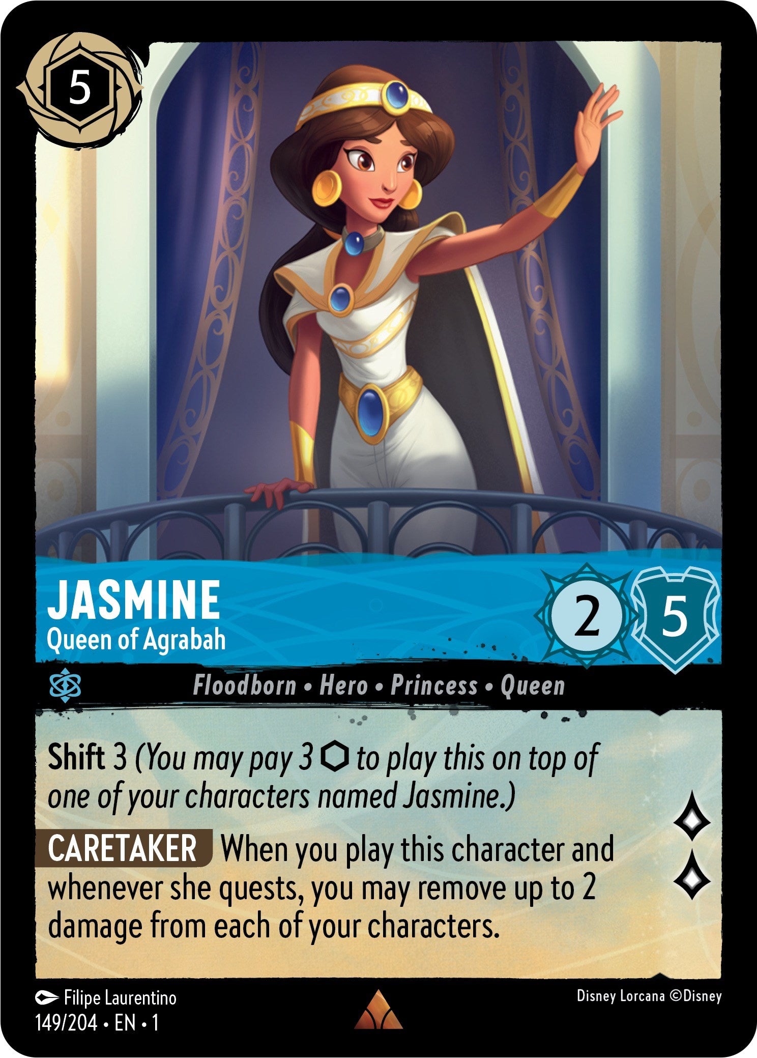 Image for Jasmine - Queen of Agrabah (149/204) (The First Chapter) (1) - Disney Lorcana