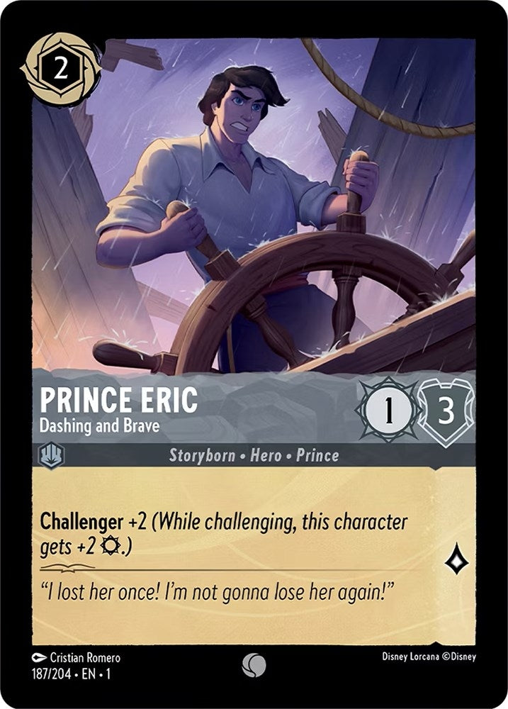 Image for Prince Eric - Dashing and Brave (187/204) (The First Chapter) (1) - Disney Lorcana
