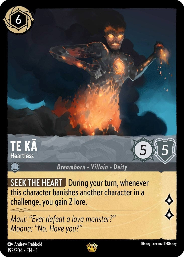 Image for Te Ka - Heartless (192/204) (The First Chapter) (1) - Disney Lorcana