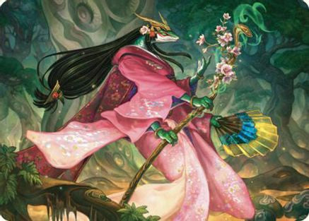 Sakiko, Mother of Summer Art Card (ASCMM-024) [Art Series: Commander Masters] - PokeBox USA